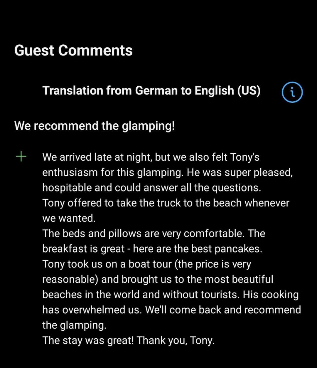 Tony'S Country Glamping With Chalet With Private Wash Room Accommodation Эль-Нидо Экстерьер фото